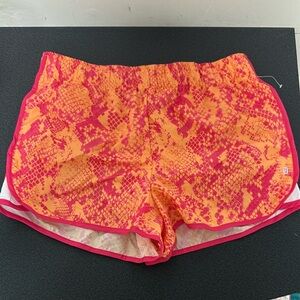 Ideology Athletic Shorts Orange Pink Lightweight
